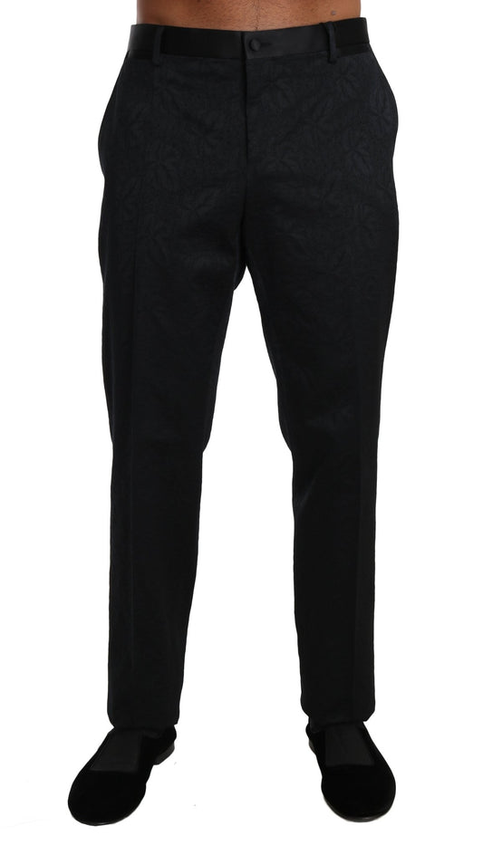 Dolce & Gabbana Floral Brocade Formal Trousers - Sandy Store ByNet