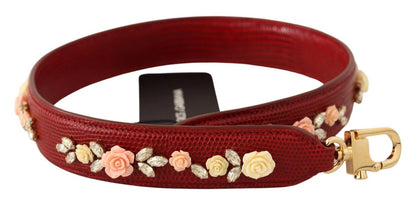 Dolce & Gabbana Floral Crystals Exotic Shoulder Strap Bag Accessory – par Dolce & Gabbana | Disponible sur Sandy Store ByNet