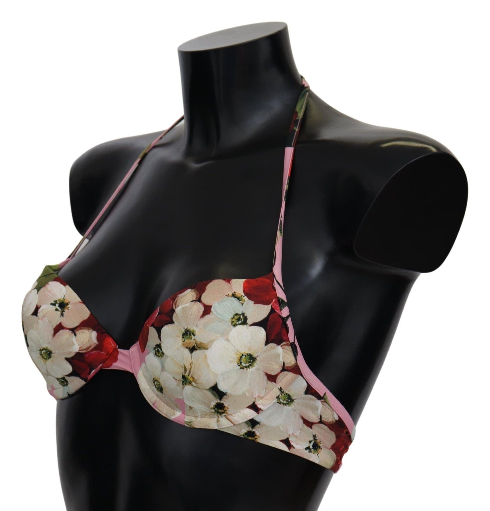 Dolce & Gabbana Floral Elegance Swimwear Top - Sandy Store ByNet