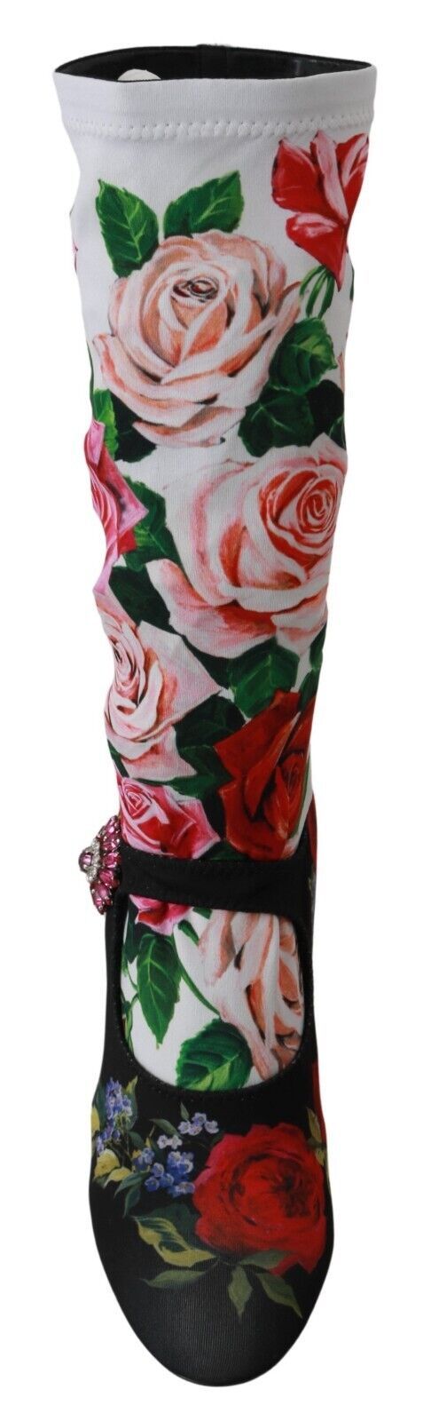 Dolce & Gabbana Floral Embellished Socks Boots - Sandy Store ByNet