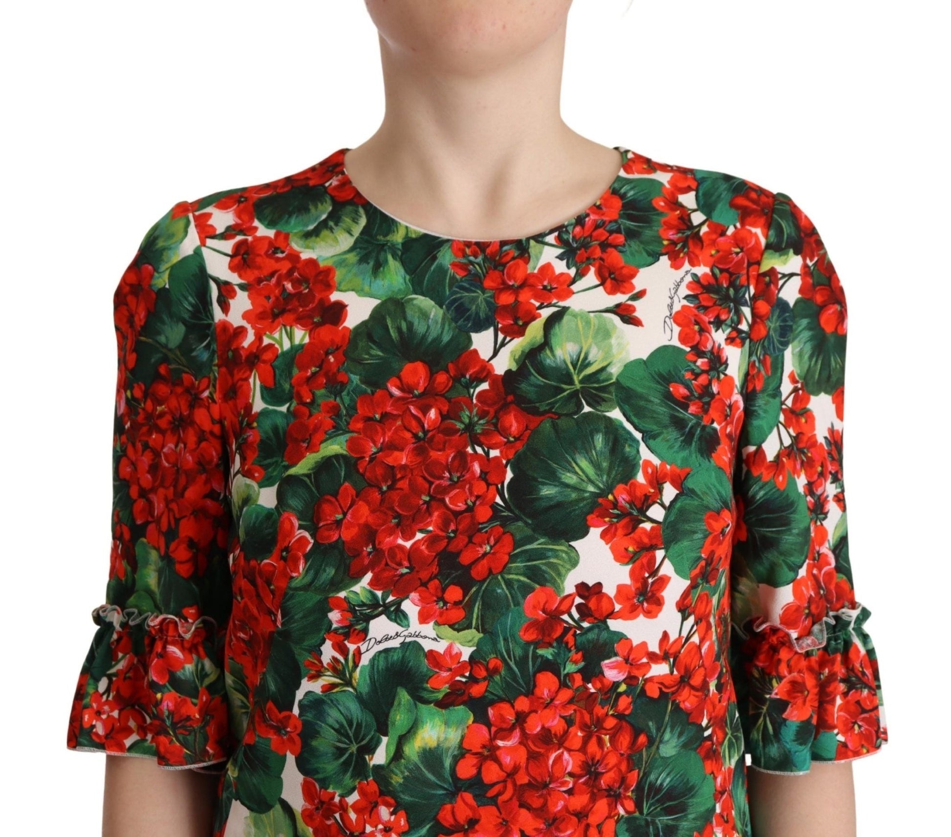 Dolce & Gabbana Floral Mini Enchantment Dress - Sandy Store ByNet