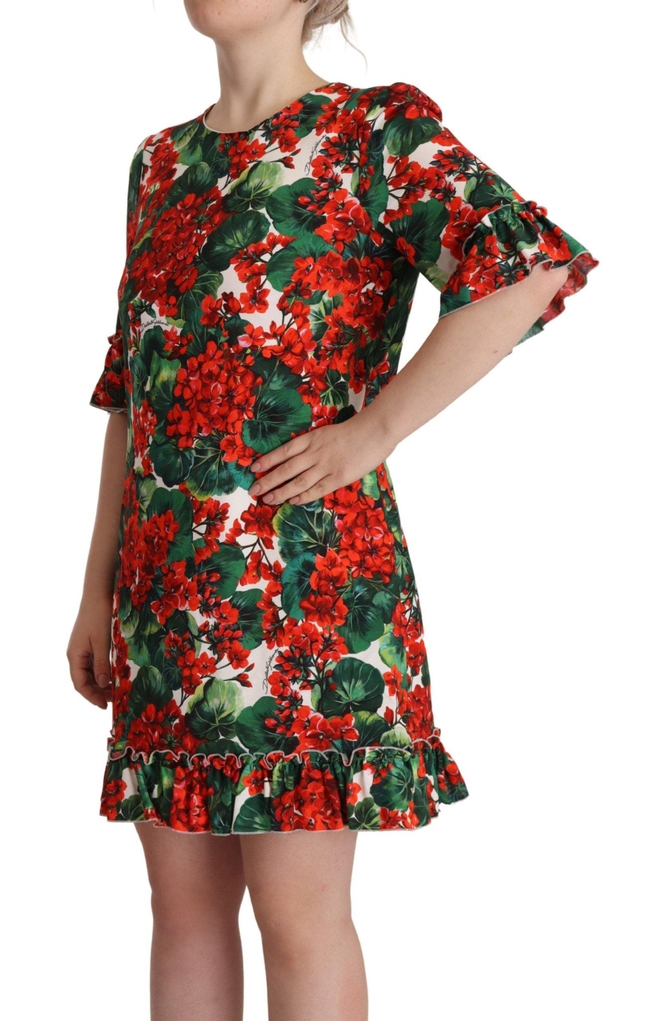 Dolce & Gabbana Floral Mini Enchantment Dress - Sandy Store ByNet