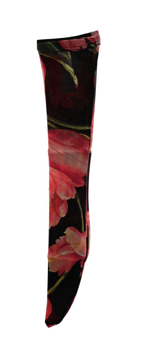 Dolce & Gabbana Floral Nylon Stretch Stockings - Sandy Store ByNet