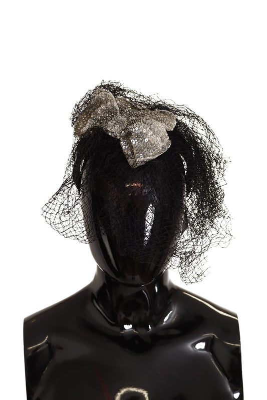 Dolce & Gabbana Glamorous Black Sequined Designer Diadem - Sandy Store ByNet