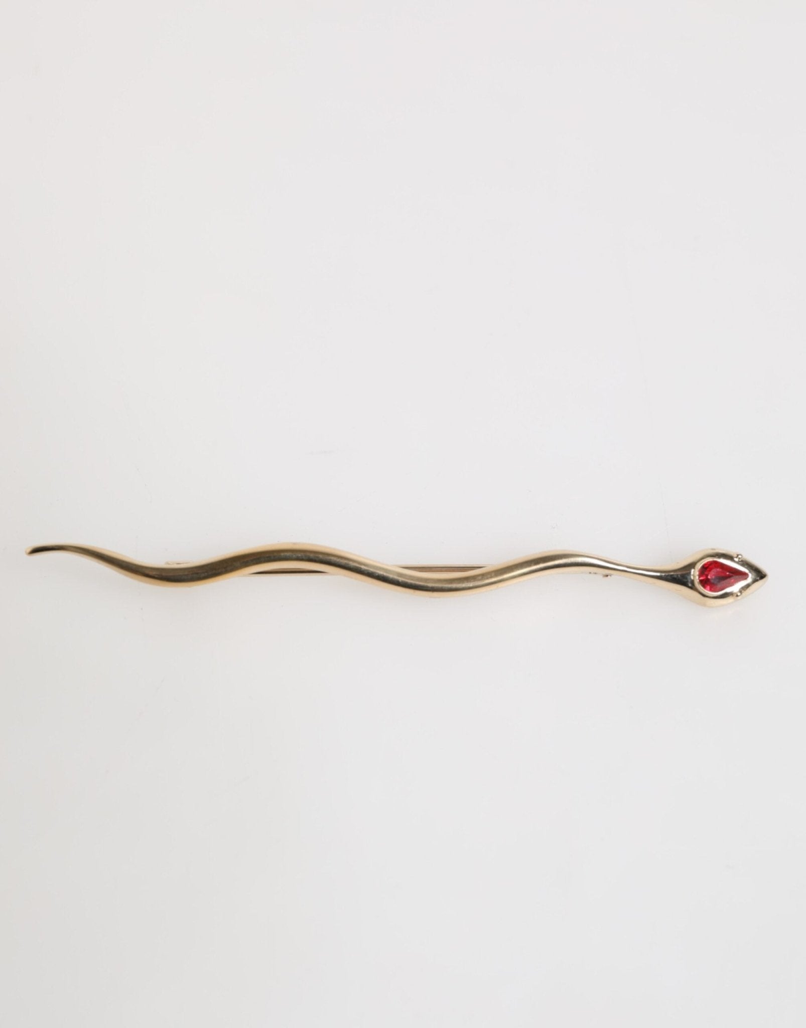 Dolce & Gabbana Gold Brass Red Crystal Spilla Serpente Mens Brooch Pin – par Dolce & Gabbana | Disponible sur Sandy Store ByNet