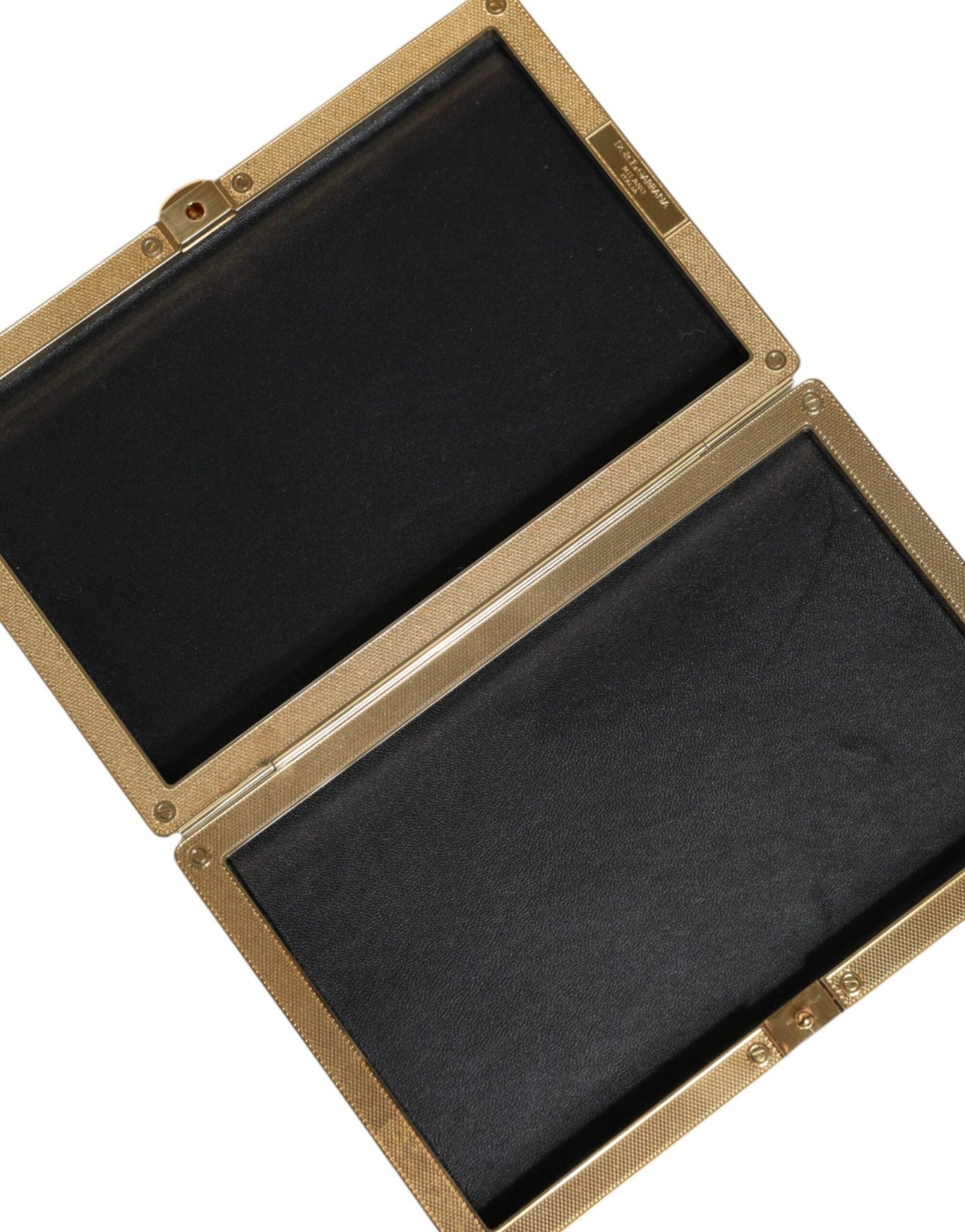 Dolce & Gabbana Gold Crystal Bifold Clutch Evening Party Women Purse Bag - Sandy Store ByNet