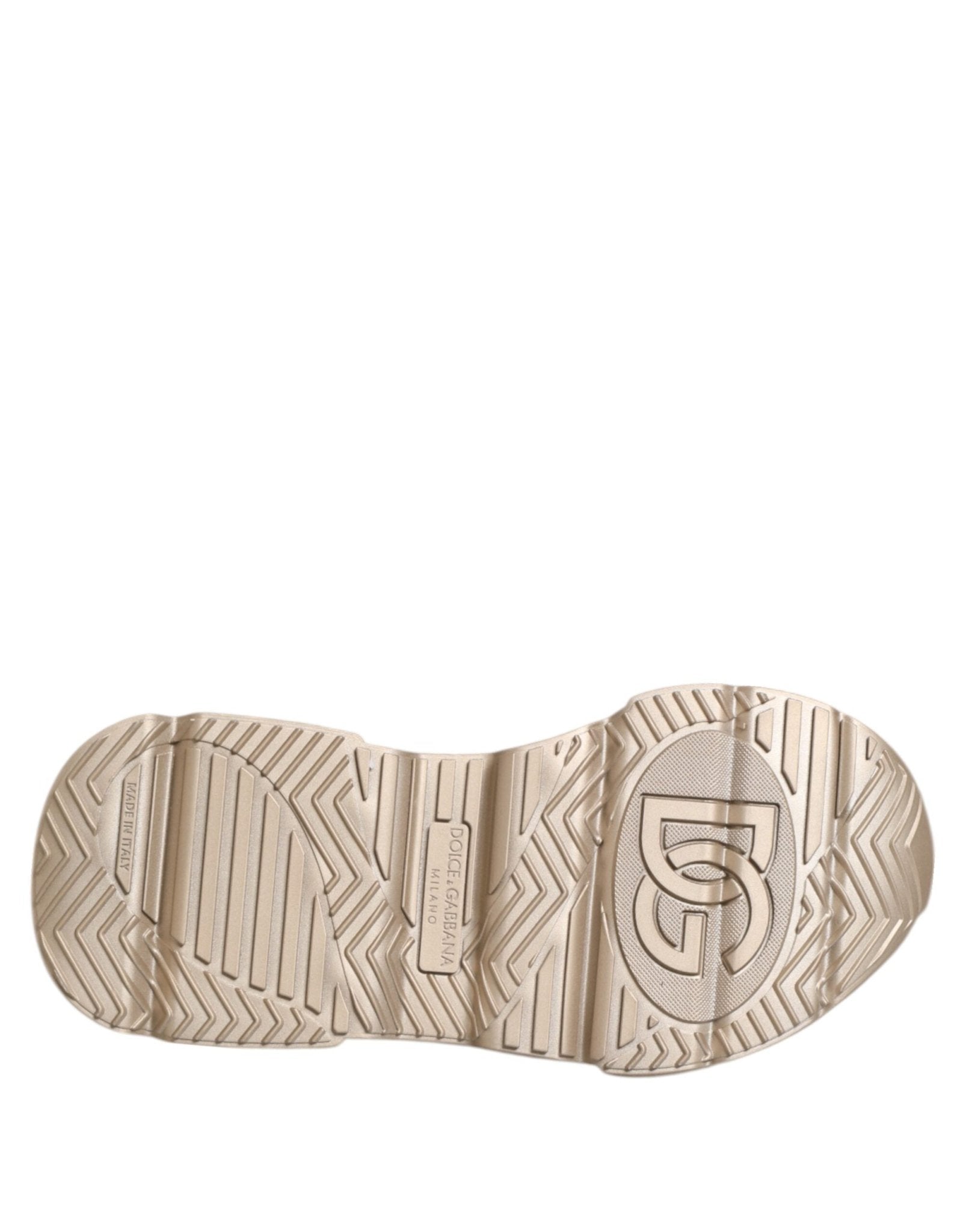 Dolce & Gabbana Gold Leather Daymaster Women Sneaker Shoes – EU36/US5.5 par Dolce & Gabbana | Disponible sur Sandy Store ByNet
