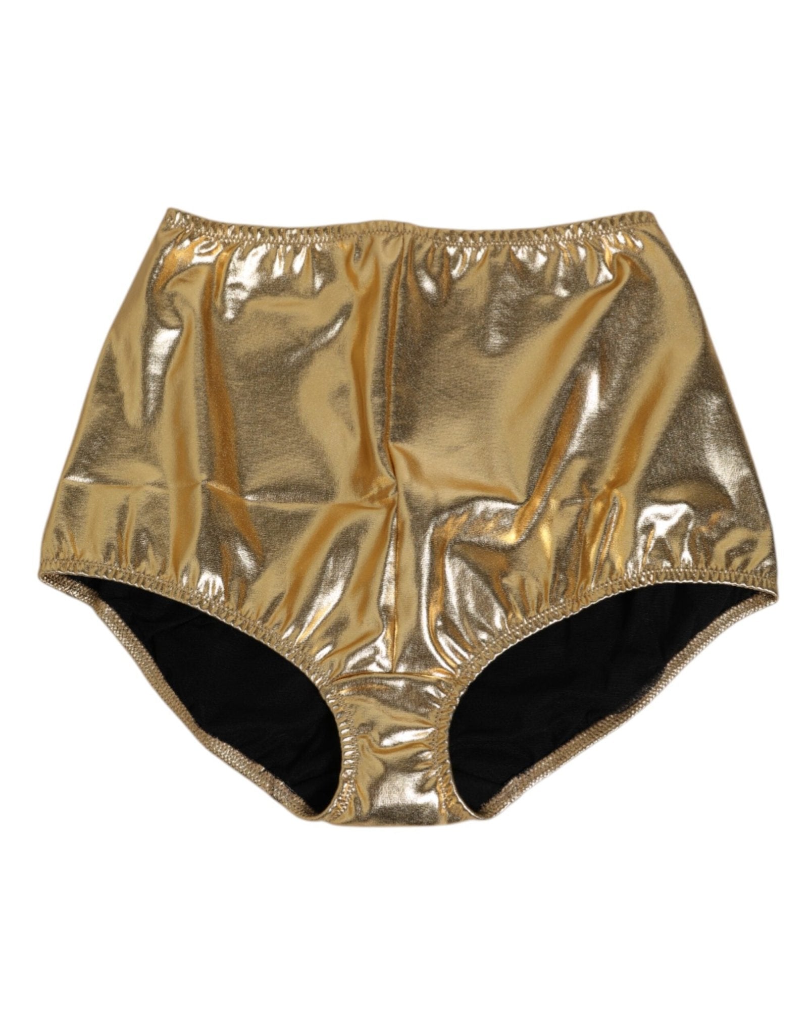 Dolce & Gabbana Gold Silk High Waist Girdle Panty Underwear – IT3 | M par Dolce & Gabbana | Disponible sur Sandy Store ByNet