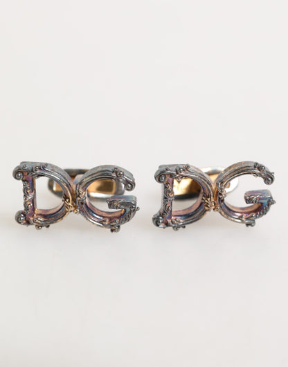 Dolce & Gabbana Gold Tone 925 Sterling Silver DG Logo Accessory Cufflink – par Dolce & Gabbana | Disponible sur Sandy Store ByNet
