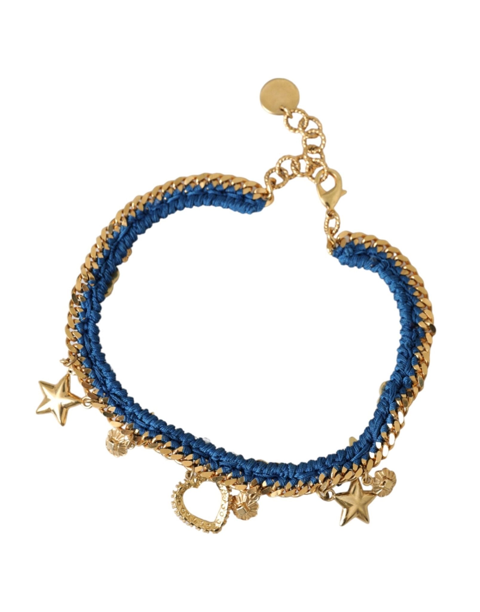 Dolce & Gabbana Gold Tone Brass Chain Iam The Star Bracelet - Sandy Store ByNet