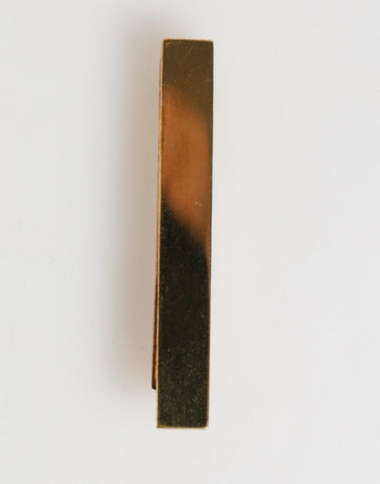Dolce & Gabbana Gold Tone Brass Logo Branded Men Accessory Tie Clip Bar – par Dolce & Gabbana | Disponible sur Sandy Store ByNet
