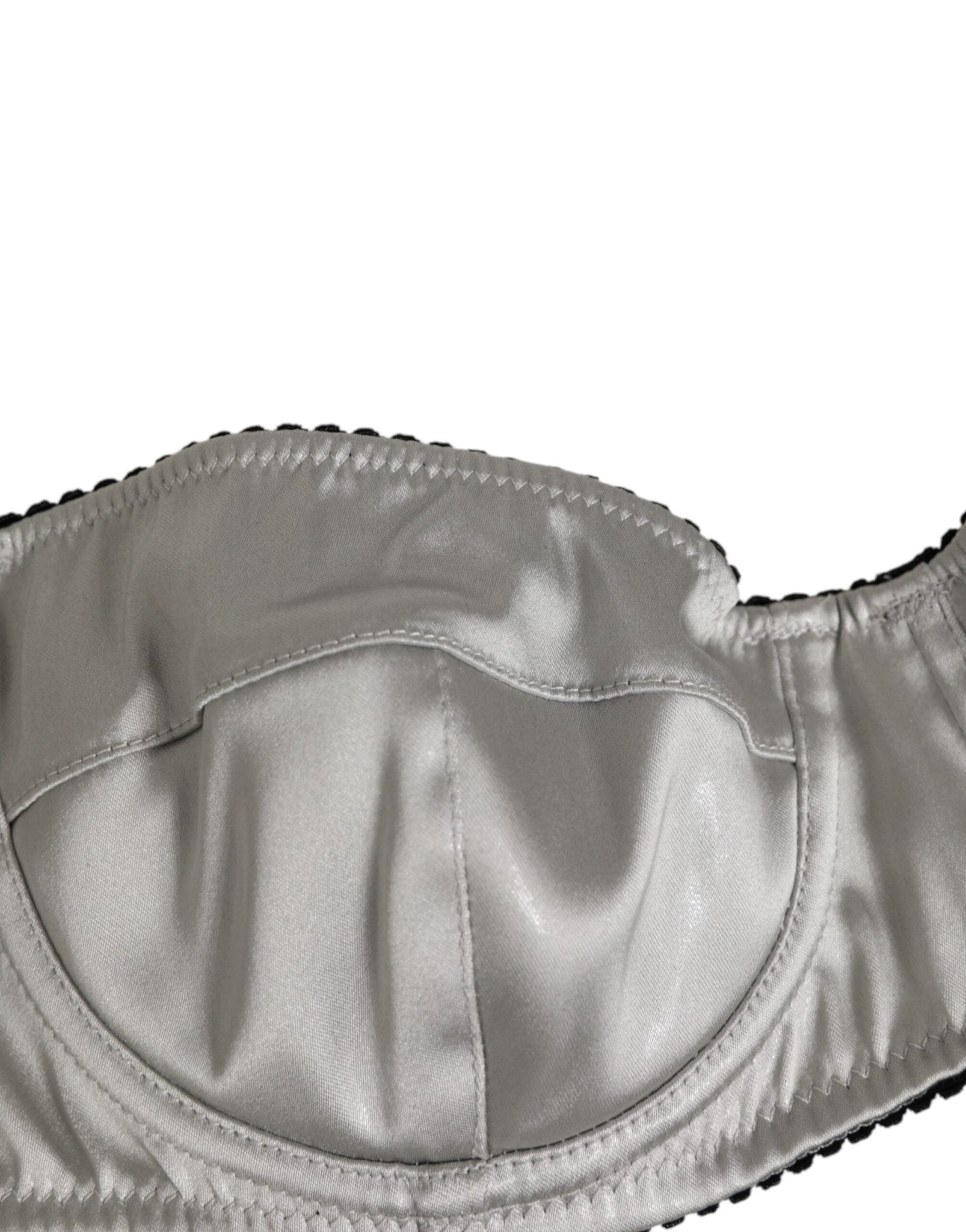 Dolce & Gabbana Gray Acetate Stretch Balconcino Bra Underwear – IT2 | S par Dolce & Gabbana | Disponible sur Sandy Store ByNet