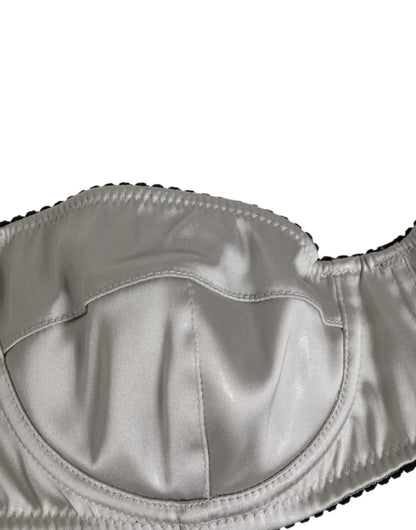 Dolce & Gabbana Gray Acetate Stretch Balconcino Bra Underwear – IT2 | S par Dolce & Gabbana | Disponible sur Sandy Store ByNet