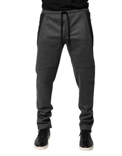 Dolce & Gabbana Gray Black Wool Blend Jogger Sweatpants Pants – IT52 | XL par Dolce & Gabbana | Disponible sur Sandy Store ByNet
