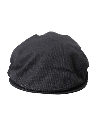 Dolce & Gabbana Gray Cotton Cloth Newsboy Hat Men - Sandy Store ByNet