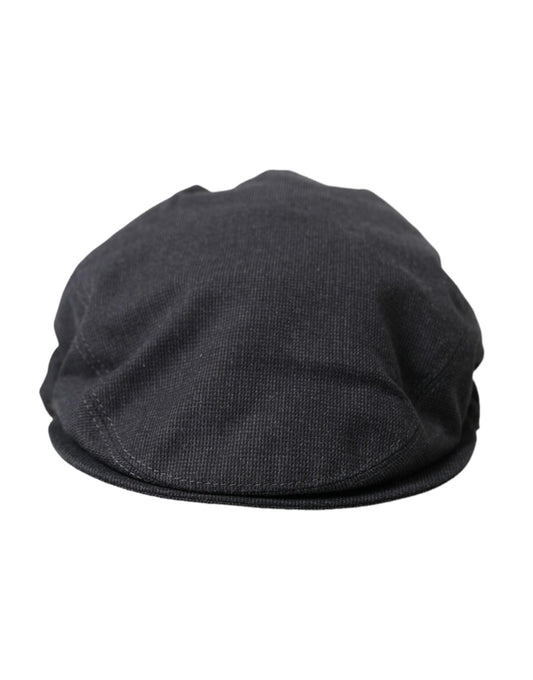 Dolce & Gabbana Gray Cotton Cloth Newsboy Hat Men - Sandy Store ByNet