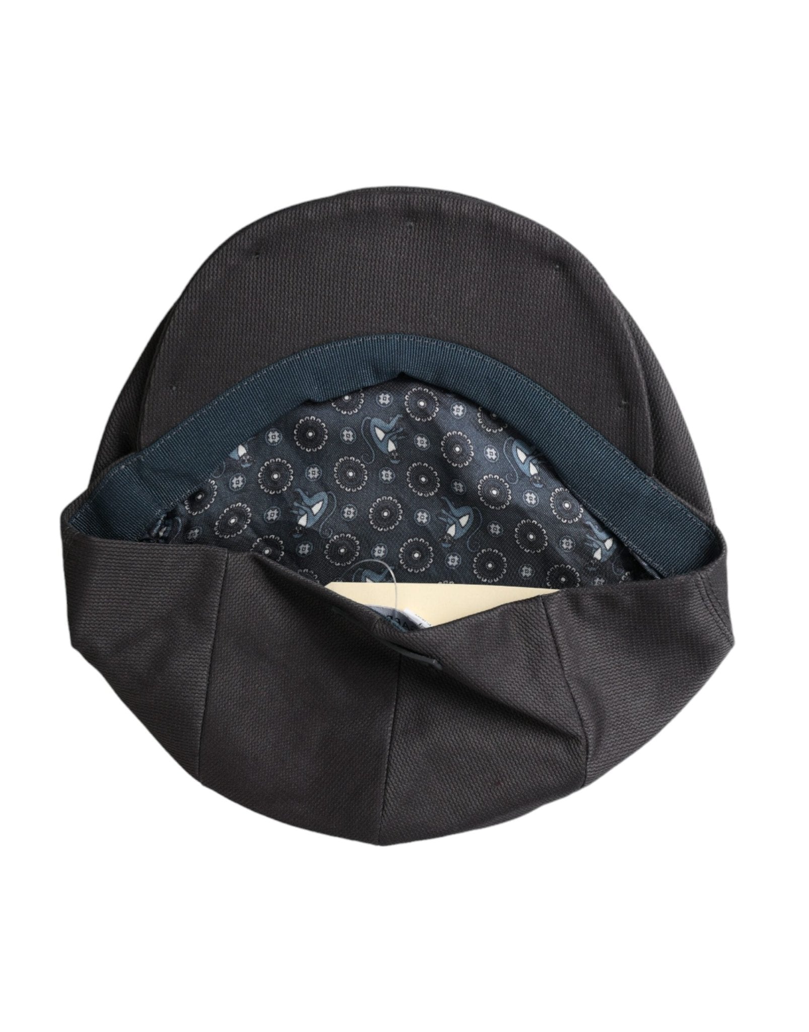 Dolce & Gabbana Gray Cotton Cloth Newsboy Hat Men - Sandy Store ByNet