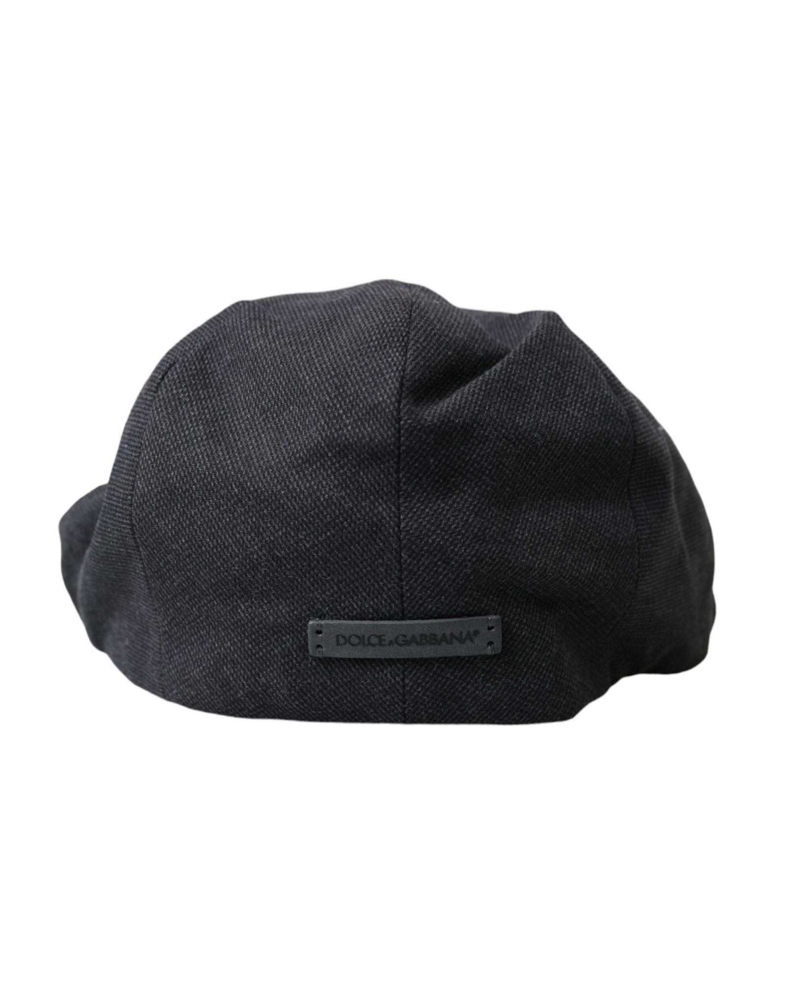 Dolce & Gabbana Gray Cotton Cloth Newsboy Hat Men - Sandy Store ByNet
