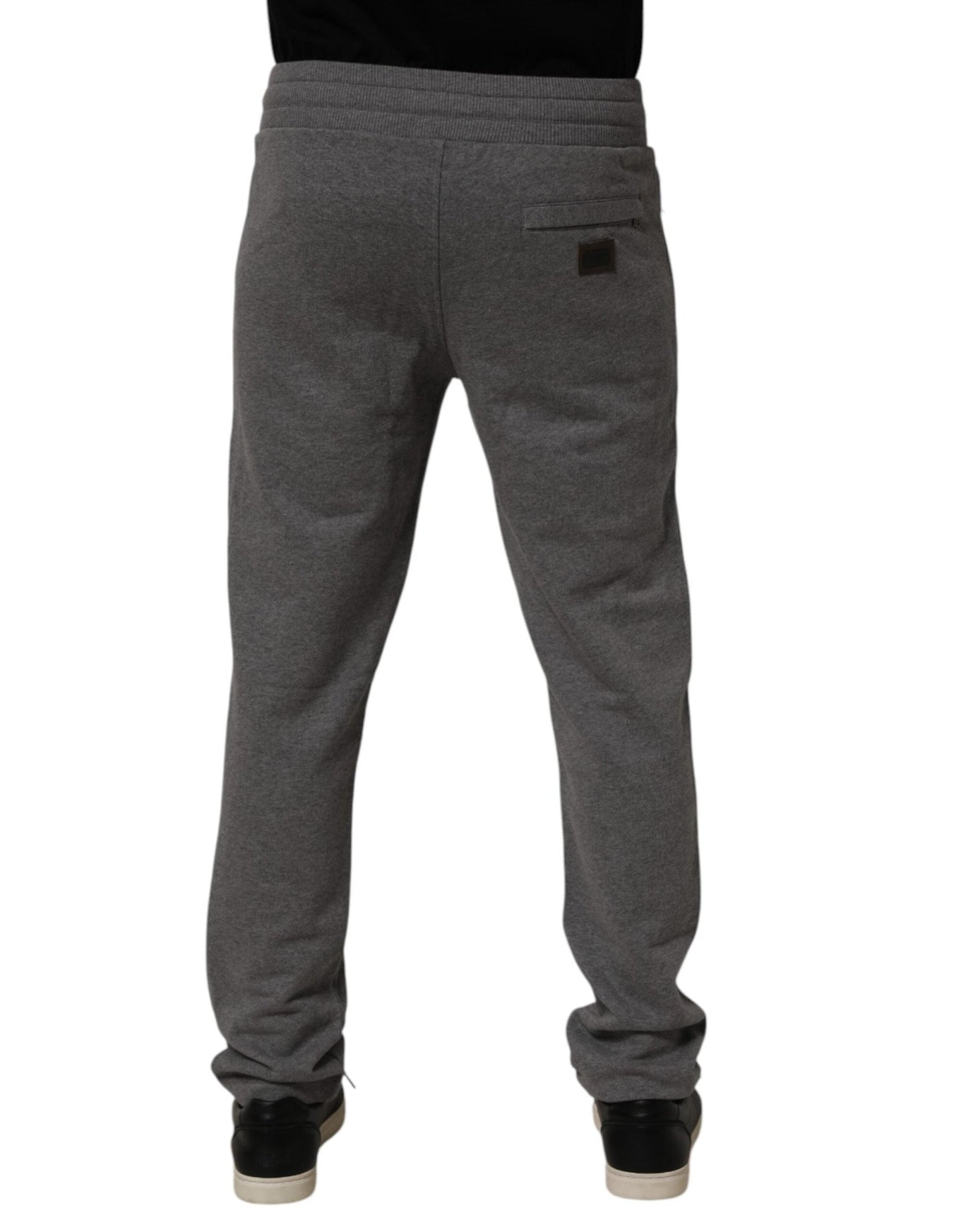 Dolce & Gabbana Gray Cotton Jogger Sweatpants Trouser Pants – IT44 | XS par Dolce & Gabbana | Disponible sur Sandy Store ByNet