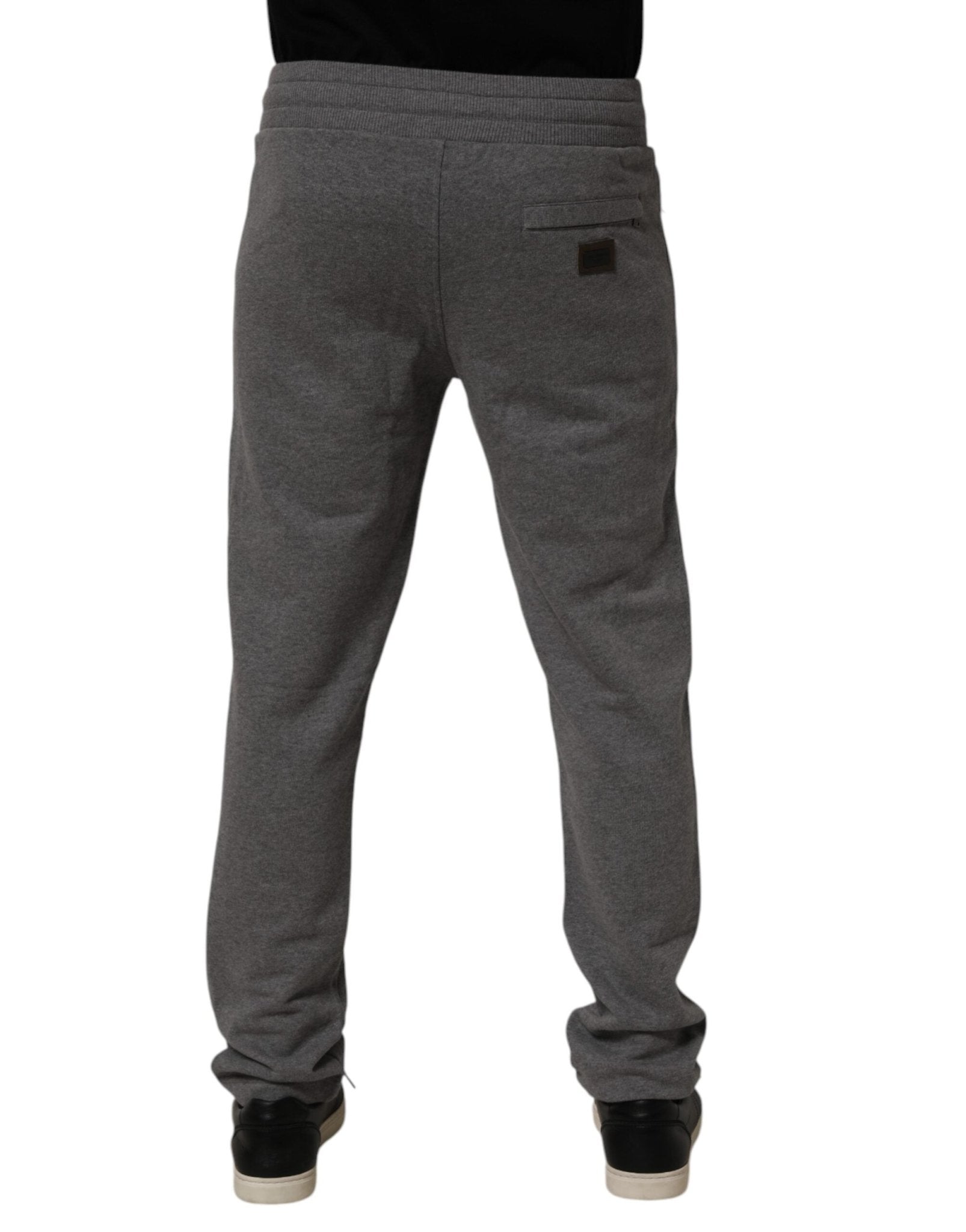 Dolce & Gabbana Gray Cotton Jogger Sweatpants Trouser Pants – IT44 | XS par Dolce & Gabbana | Disponible sur Sandy Store ByNet