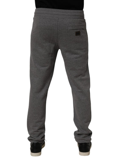 Dolce & Gabbana Gray Cotton Jogger Sweatpants Trouser Pants – IT44 | XS par Dolce & Gabbana | Disponible sur Sandy Store ByNet