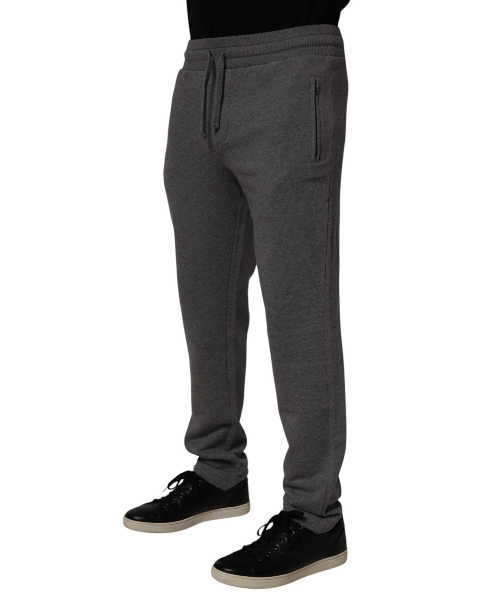 Dolce & Gabbana Gray Cotton Jogger Sweatpants Trouser Pants – IT44 | XS par Dolce & Gabbana | Disponible sur Sandy Store ByNet