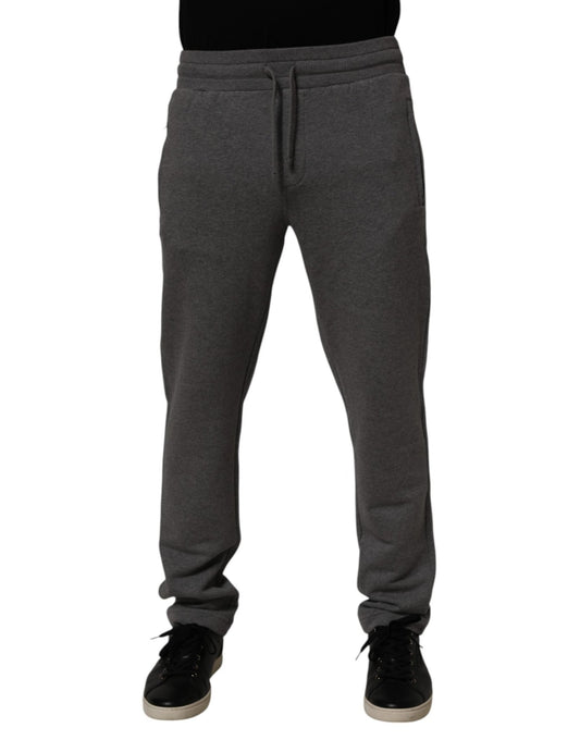 Dolce & Gabbana Gray Cotton Jogger Sweatpants Trouser Pants – IT44 | XS par Dolce & Gabbana | Disponible sur Sandy Store ByNet