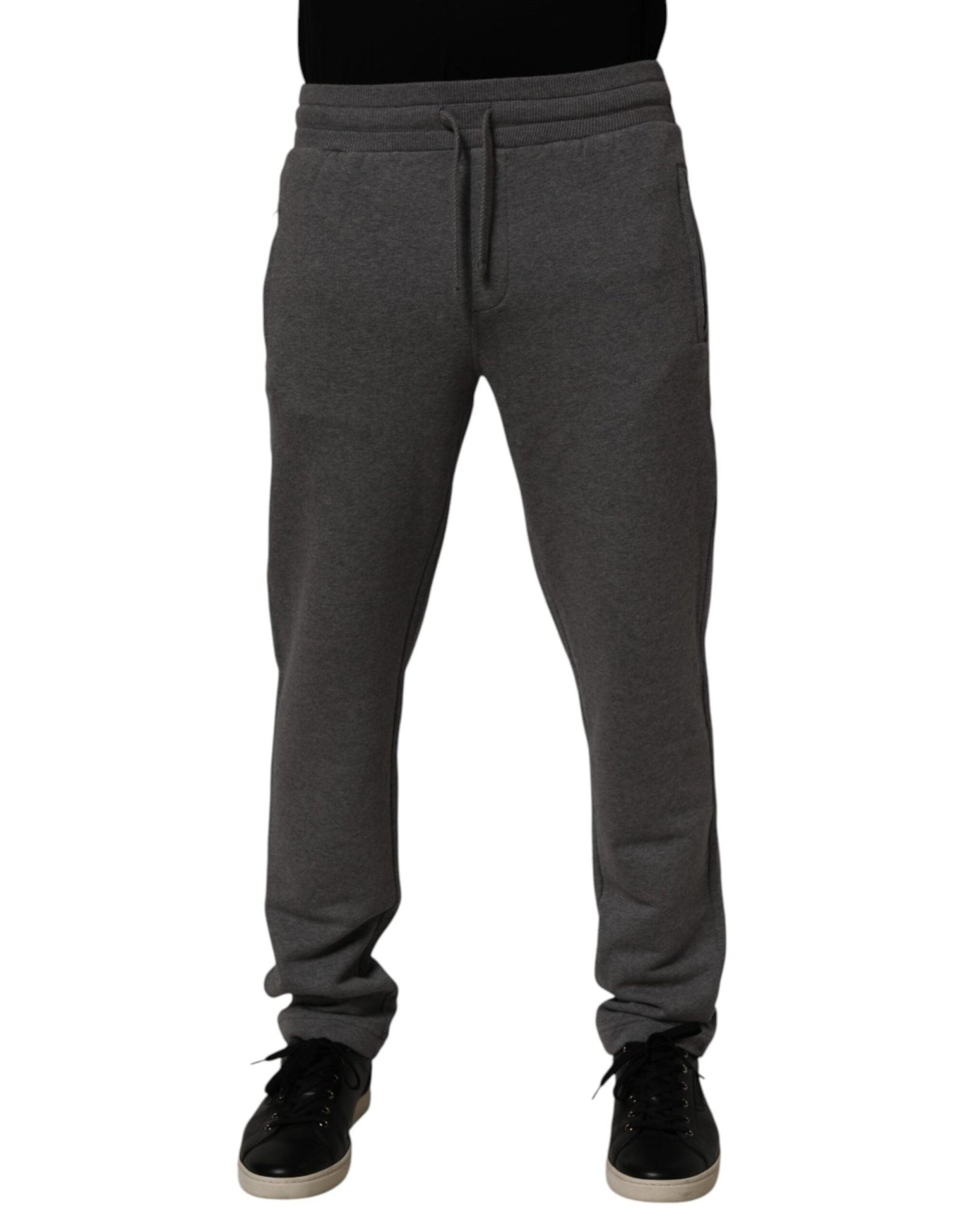 Dolce & Gabbana Gray Cotton Jogger Sweatpants Trouser Pants – IT44 | XS par Dolce & Gabbana | Disponible sur Sandy Store ByNet