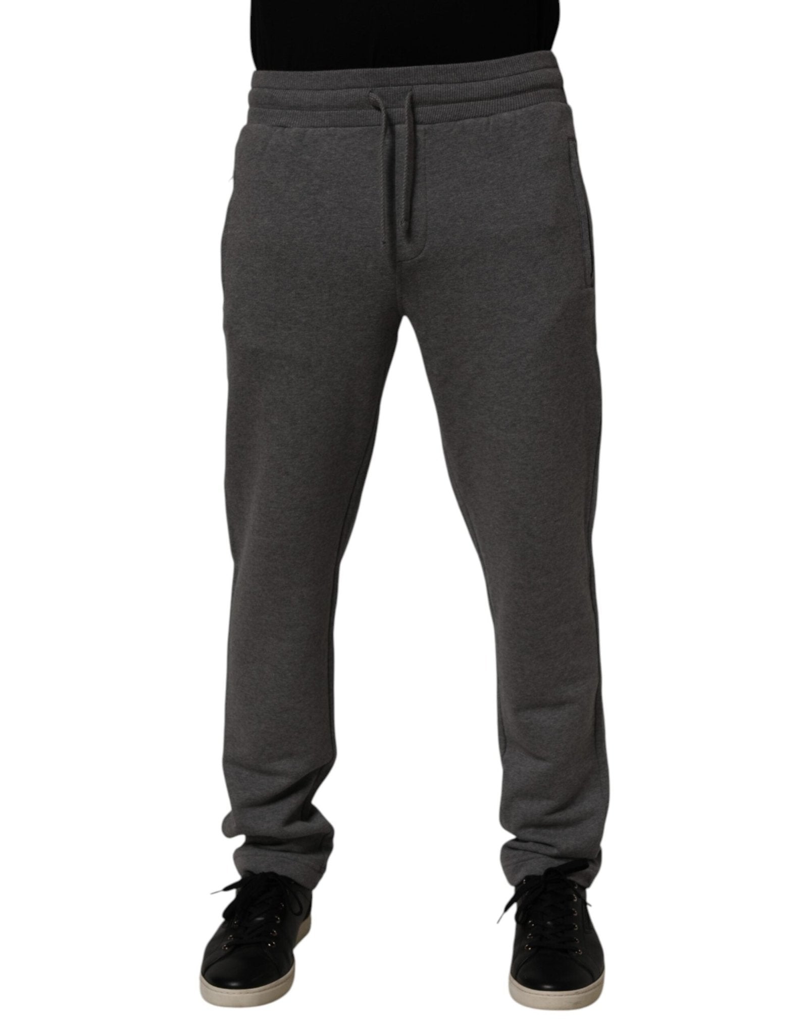 Dolce & Gabbana Gray Cotton Jogger Sweatpants Trouser Pants – IT44 | XS par Dolce & Gabbana | Disponible sur Sandy Store ByNet