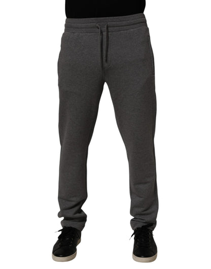 Dolce & Gabbana Gray Cotton Jogger Sweatpants Trouser Pants – IT44 | XS par Dolce & Gabbana | Disponible sur Sandy Store ByNet