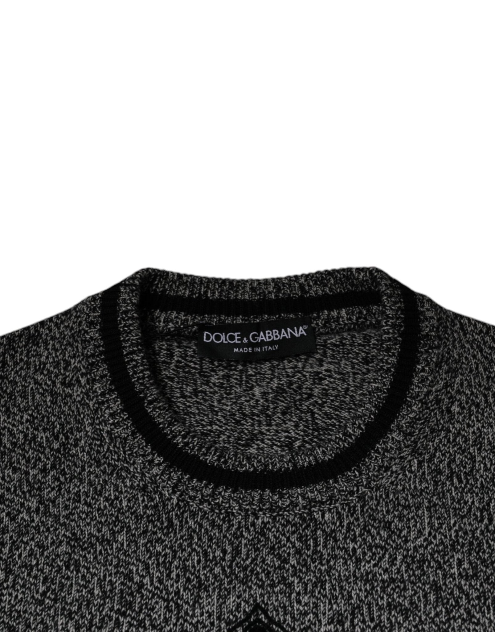 Dolce & Gabbana Gray Crown King Cashmere Pullover Sweater - Sandy Store ByNet