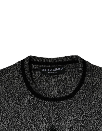 Dolce & Gabbana Gray Crown King Cashmere Pullover Sweater - Sandy Store ByNet