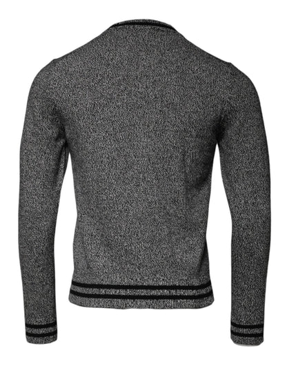 Dolce & Gabbana Gray Crown King Cashmere Pullover Sweater - Sandy Store ByNet