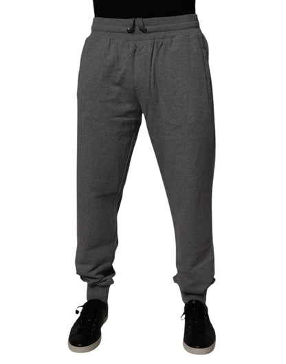 Dolce & Gabbana Gray Logo Cotton Jogger Men Sweatpants Pants – IT54 | XL par Dolce & Gabbana | Disponible sur Sandy Store ByNet