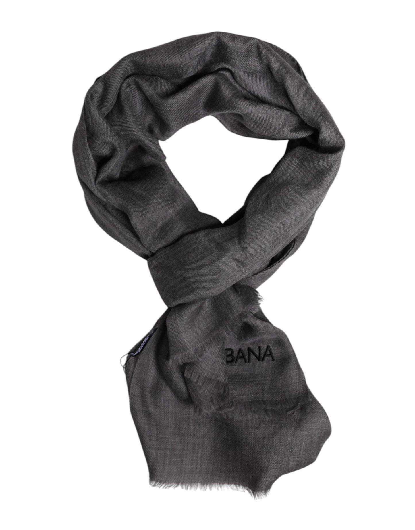 Dolce & Gabbana Gray Logo Print Neck Warmer Wrap Shawl Scarf – par Dolce & Gabbana | Disponible sur Sandy Store ByNet