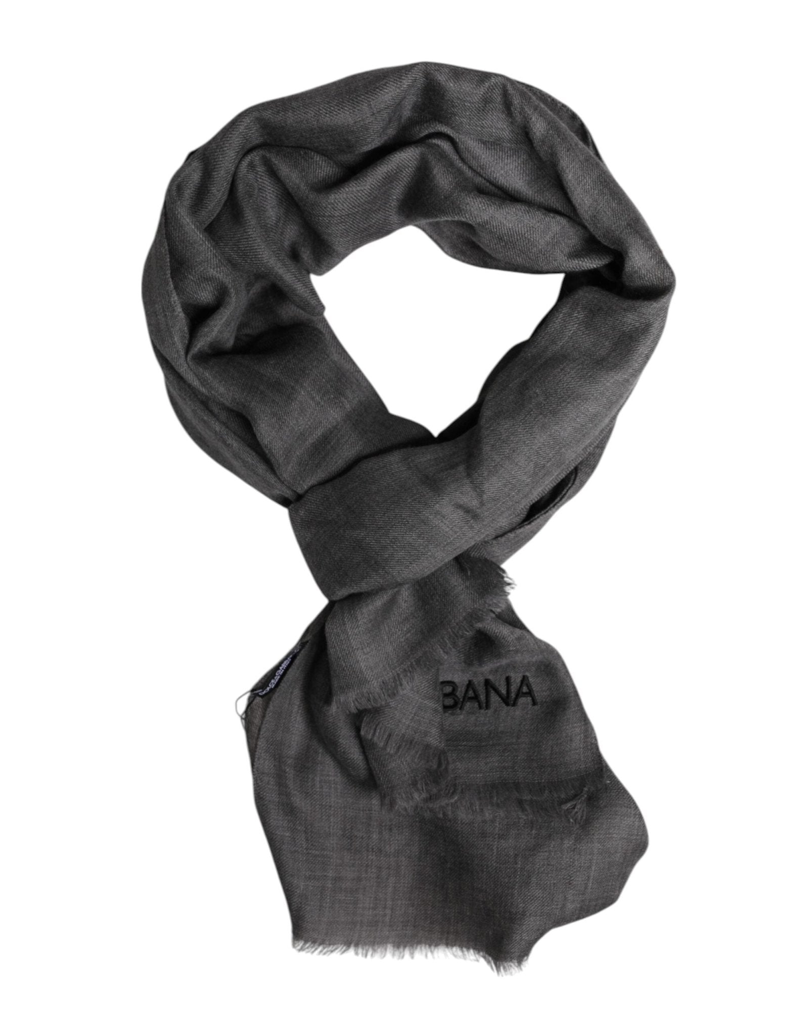 Dolce & Gabbana Gray Logo Print Neck Warmer Wrap Shawl Scarf – par Dolce & Gabbana | Disponible sur Sandy Store ByNet