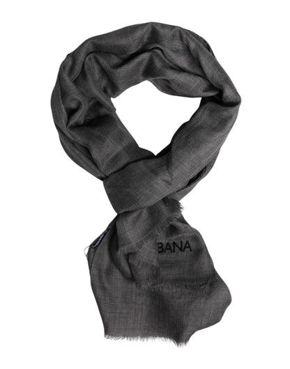 Dolce & Gabbana Gray Logo Print Neck Warmer Wrap Shawl Scarf – par Dolce & Gabbana | Disponible sur Sandy Store ByNet