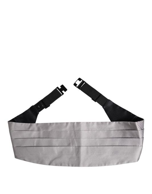 Dolce & Gabbana Gray Men 100% Silk Belt Wide Waist Cummerbund – IT44 | XS par Dolce & Gabbana | Disponible sur Sandy Store ByNet