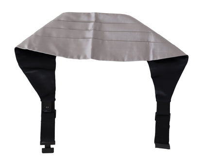 Dolce & Gabbana Gray Men Waist Belt 100% Silk Cummerbund – IT44 | XS par Dolce & Gabbana | Disponible sur Sandy Store ByNet