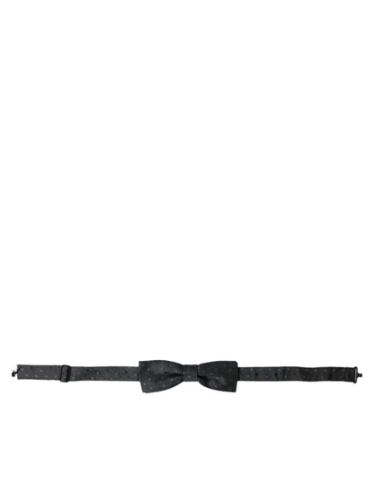 Dolce & Gabbana Gray Polka Dot Silk Adjustable Neck Men Papillon Bow Tie – par Dolce & Gabbana | Disponible sur Sandy Store ByNet