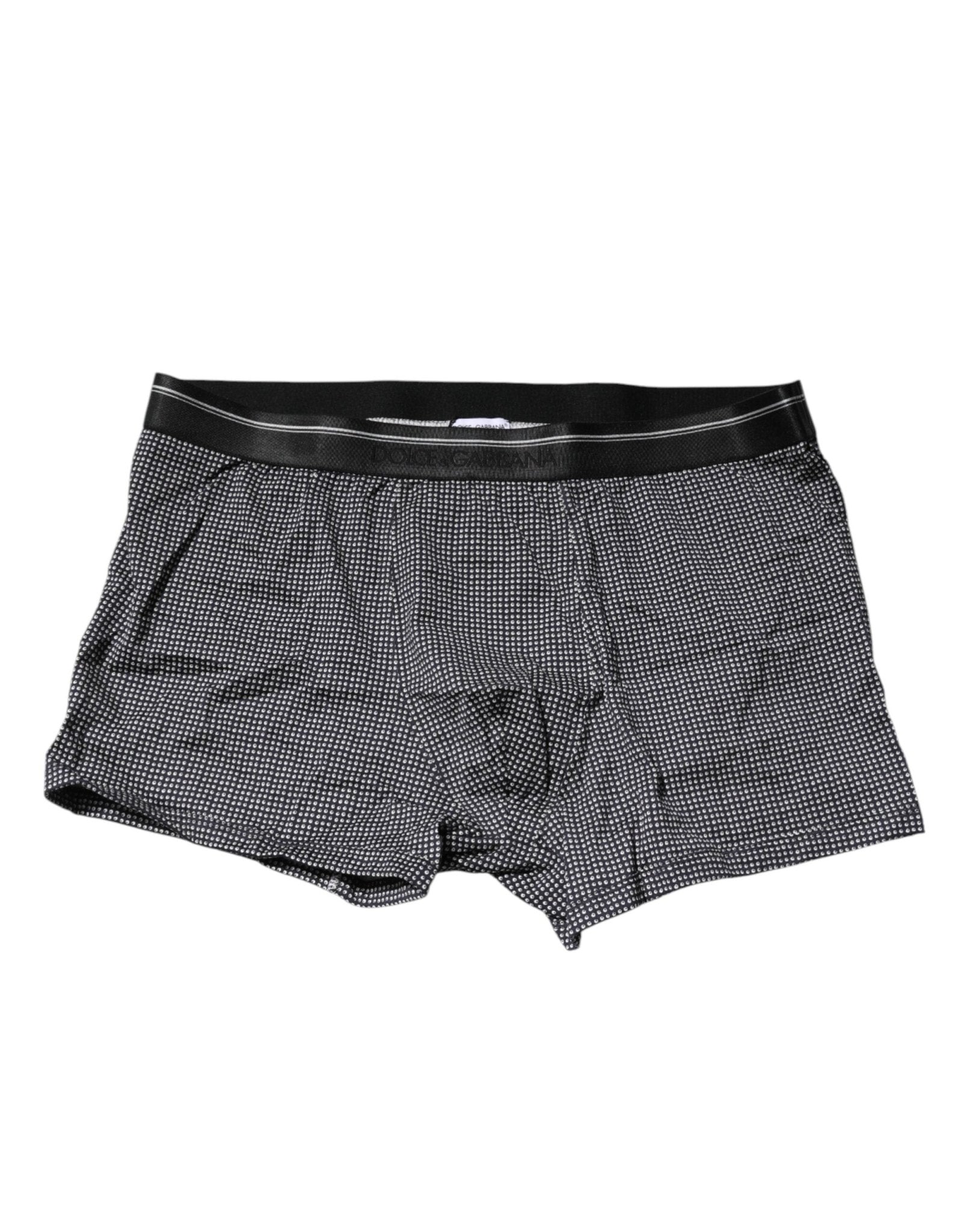 Dolce & Gabbana Gray Printed Cotton Boxer Short Underwear – IT7 | XL par Dolce & Gabbana | Disponible sur Sandy Store ByNet