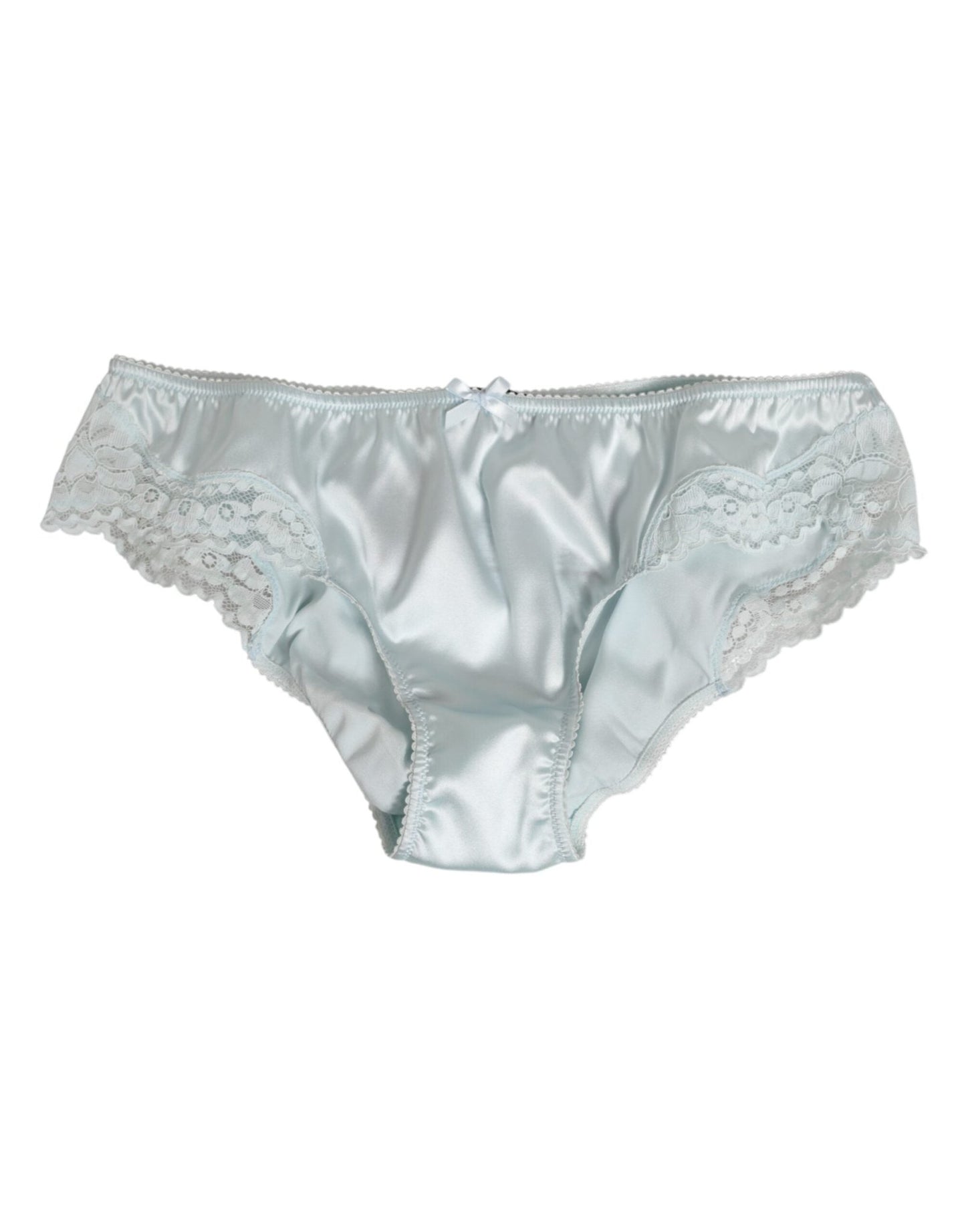 Dolce & Gabbana Gray Silk Satin Floral Lace Panty Brief Underwear – IT3 | M par Dolce & Gabbana | Disponible sur Sandy Store ByNet