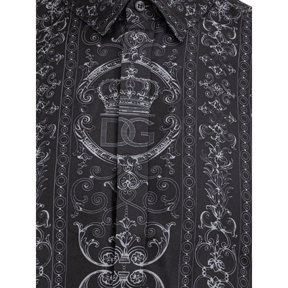 Dolce & Gabbana Gray Silk Shirt - Sandy Store ByNet