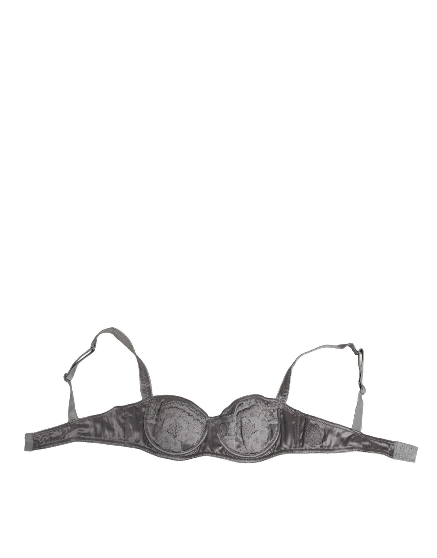 Dolce & Gabbana Gray Silk Underwired Balconette Bra Underwear – IT2 | S par Dolce & Gabbana | Disponible sur Sandy Store ByNet