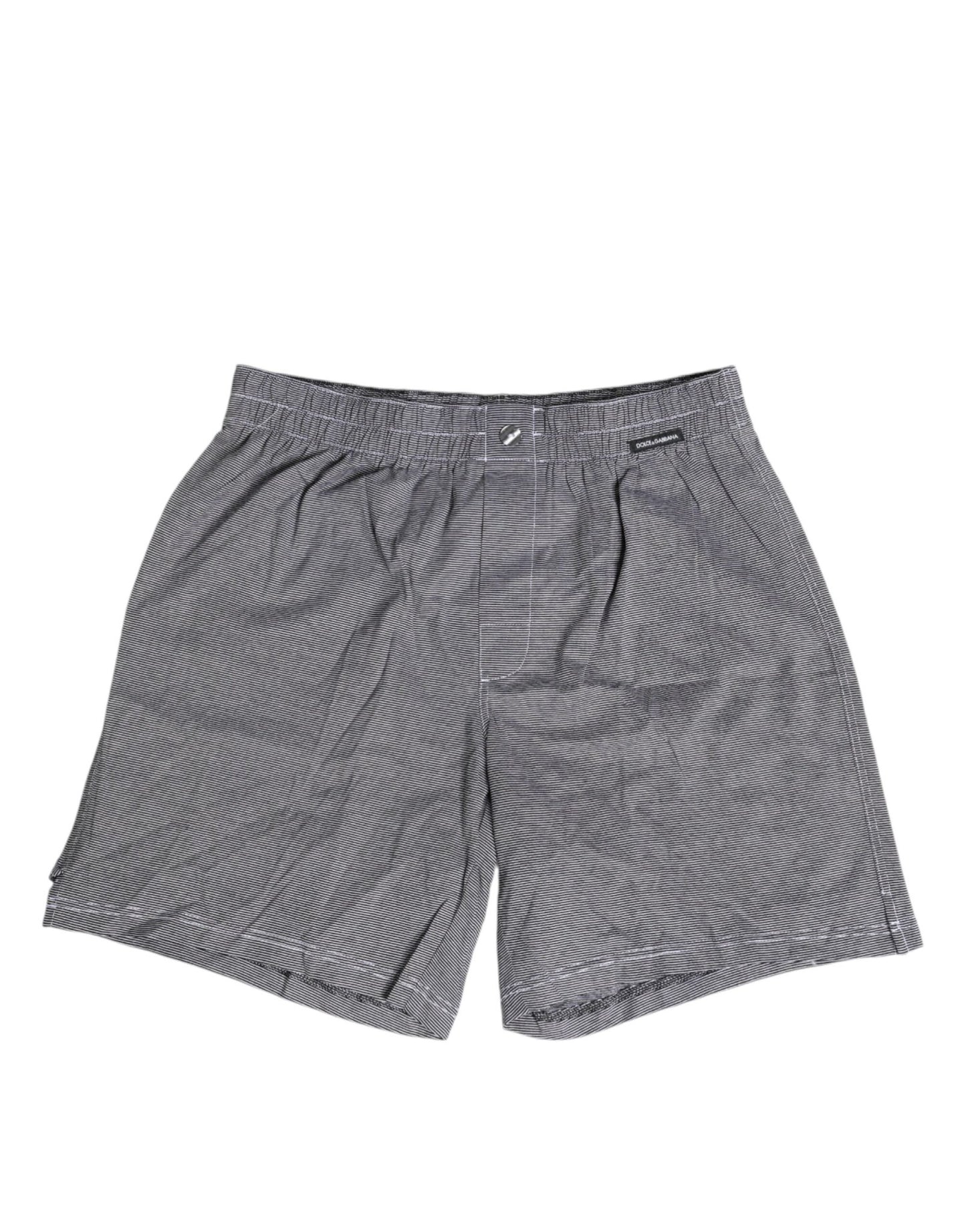 Dolce & Gabbana Gray Striped Cotton Regular Boxer Underwear – IT3 | XS par Dolce & Gabbana | Disponible sur Sandy Store ByNet