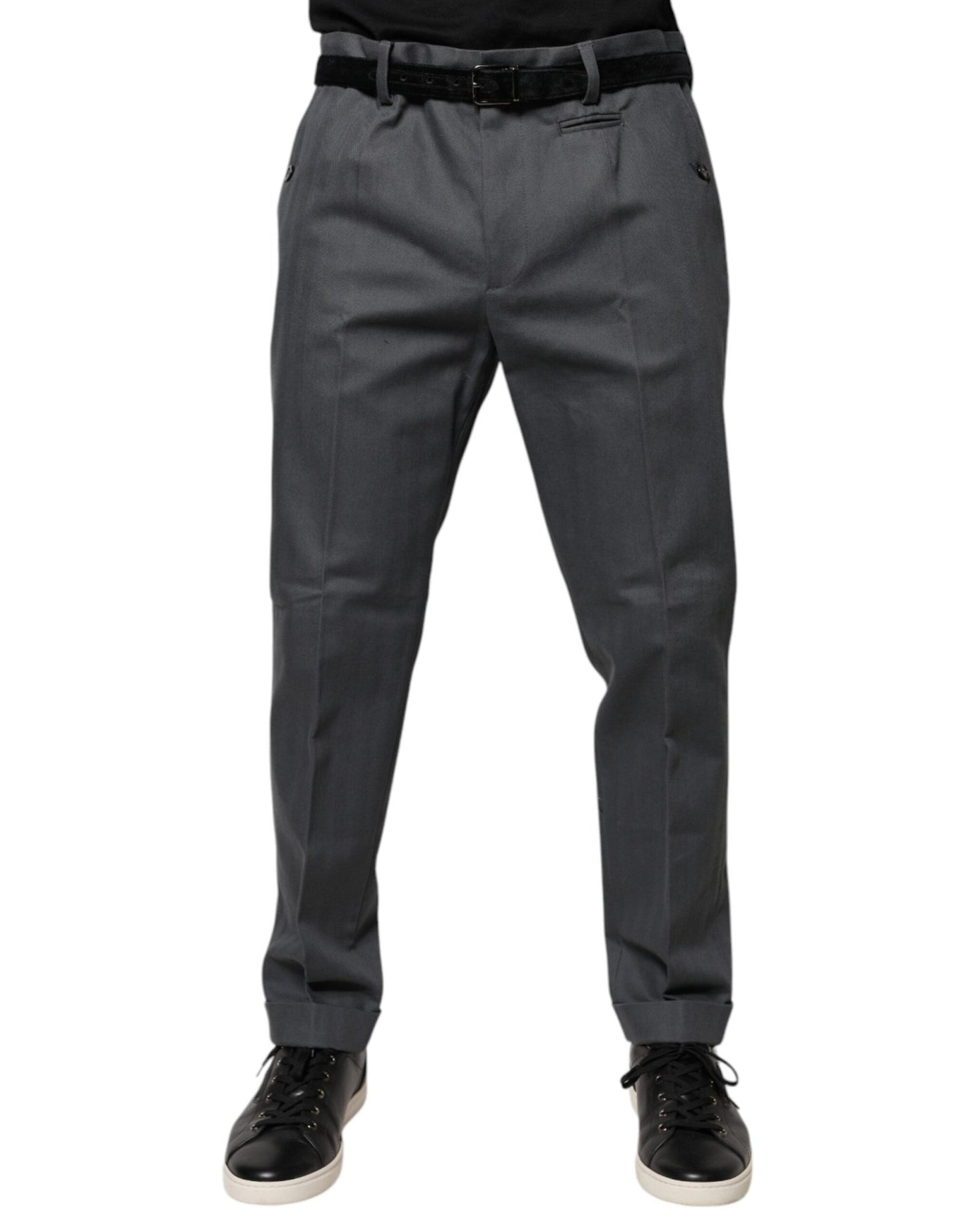 Dolce & Gabbana Gray Tapered Formal Dress Pants - Sandy Store ByNet
