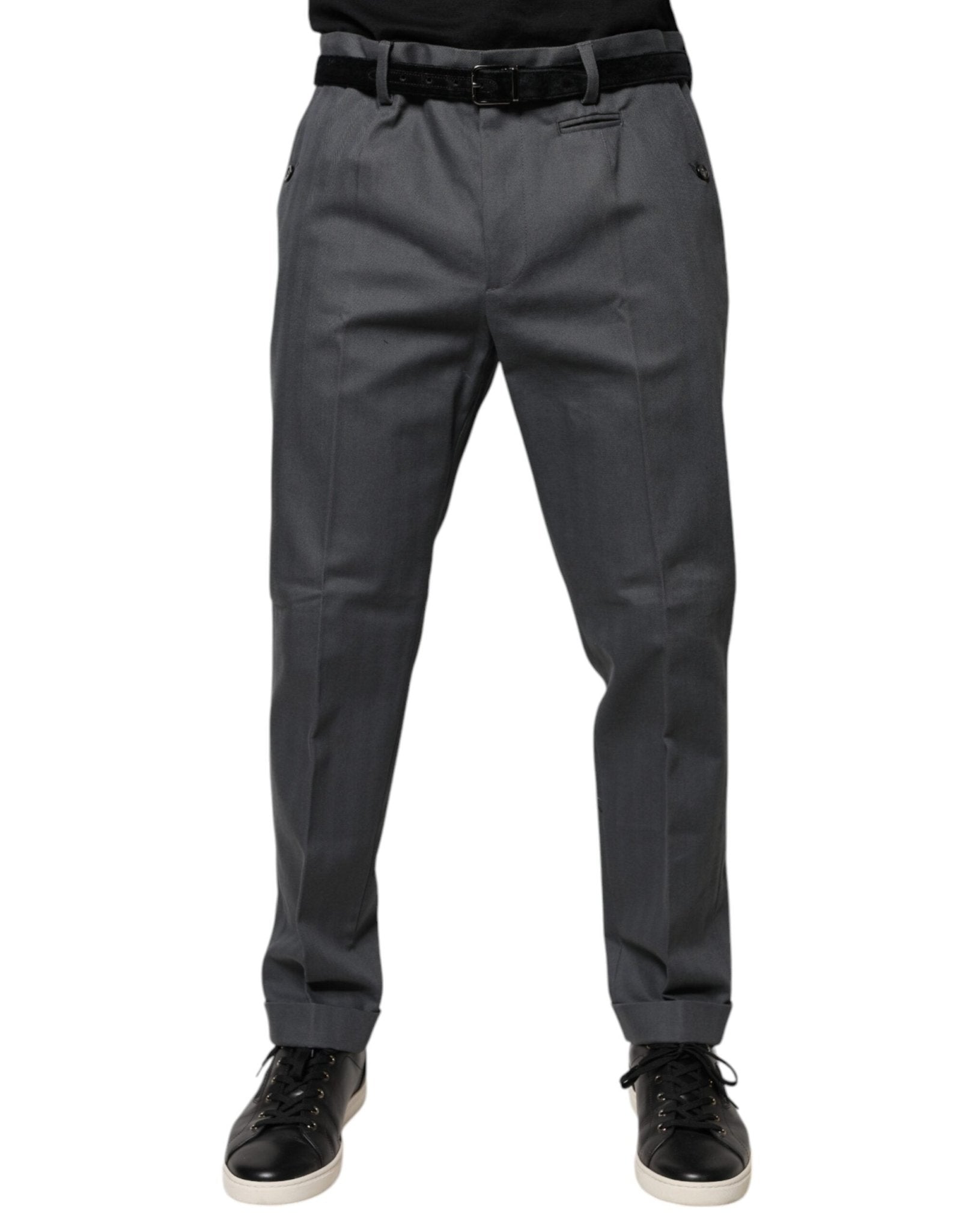 Dolce & Gabbana Gray Tapered Formal Dress Pants - Sandy Store ByNet