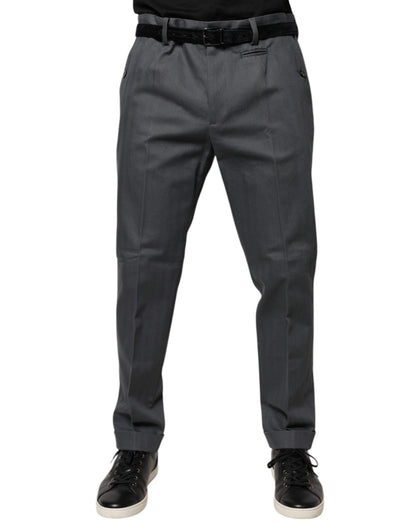 Dolce & Gabbana Gray Tapered Formal Dress Pants - Sandy Store ByNet