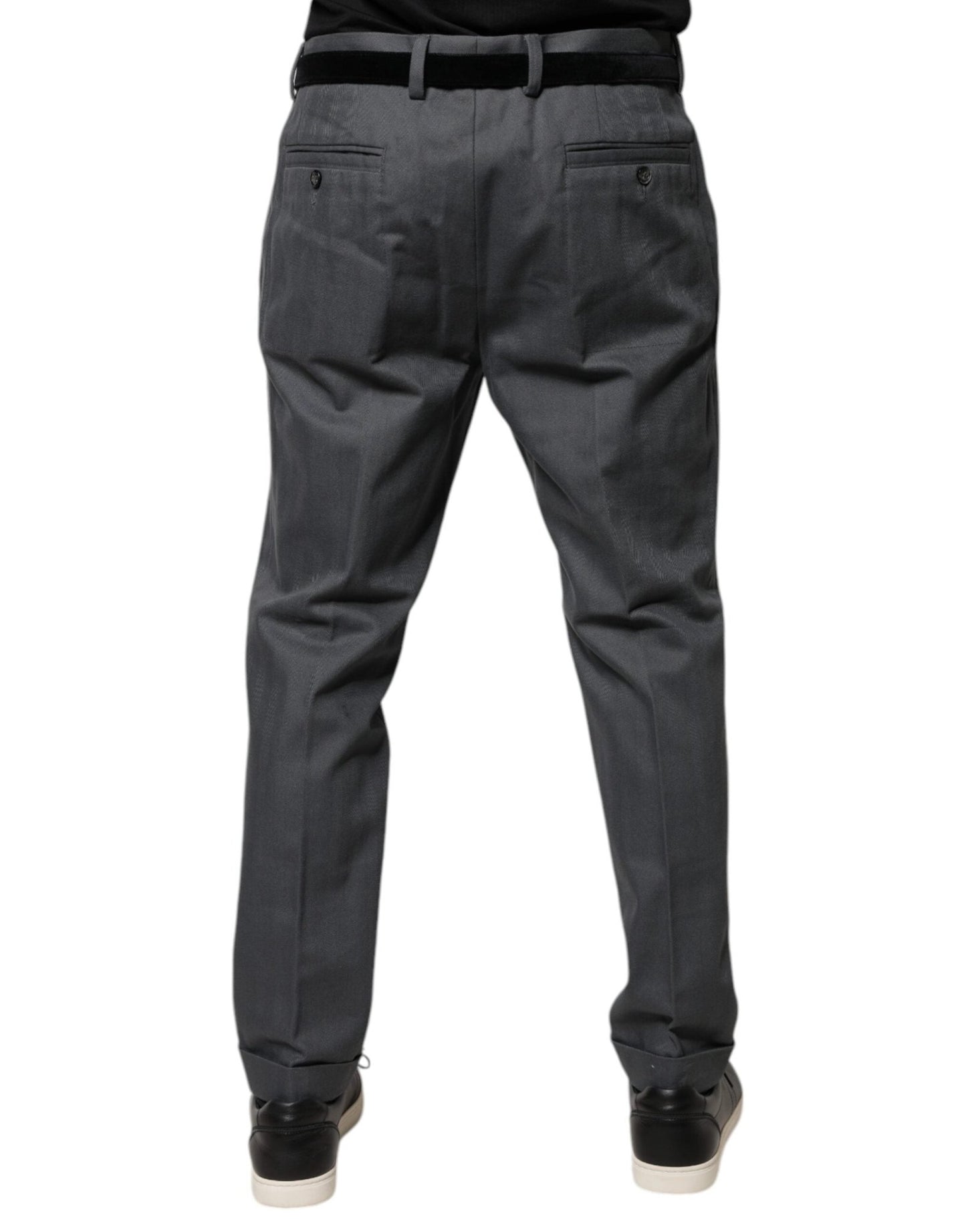 Dolce & Gabbana Gray Tapered Formal Dress Pants - Sandy Store ByNet