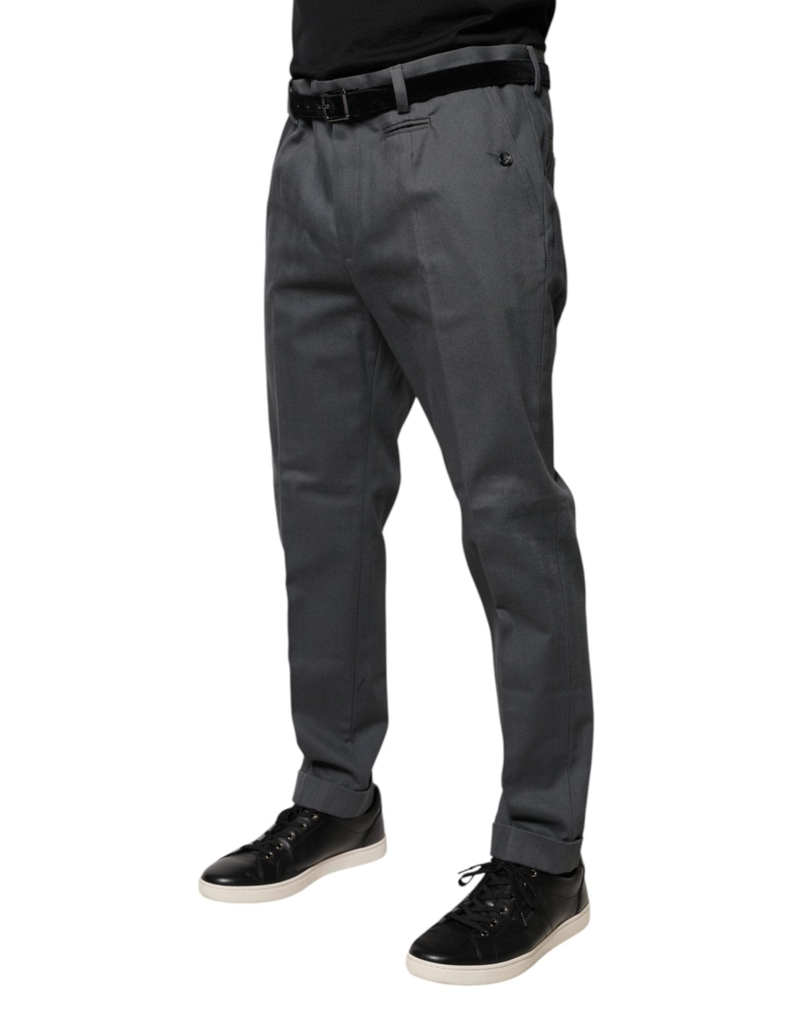 Dolce & Gabbana Gray Tapered Formal Dress Pants - Sandy Store ByNet
